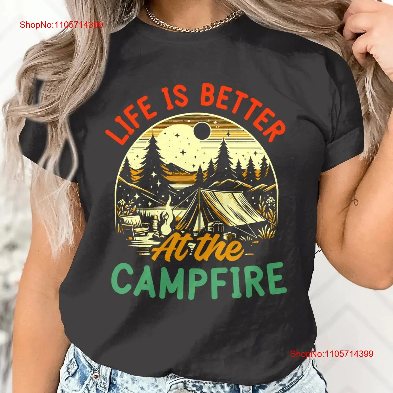 Outdoor Adventure At - Camiseta Life Is Better at the