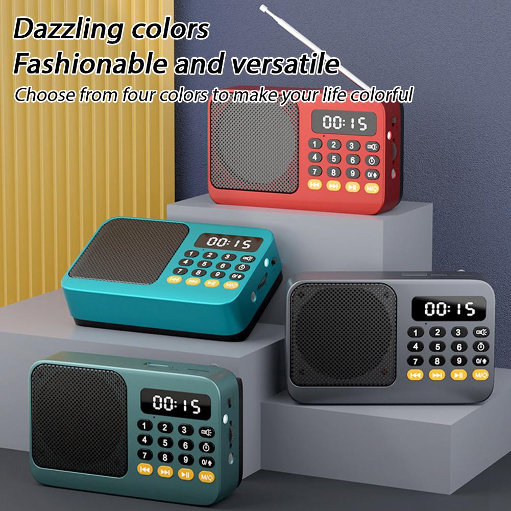 Emergency Radio Solar - Rádio FM Portátil Multifuncional para Idosos