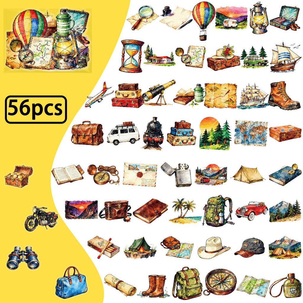 56 Adesivos PET para Viagem e  - Outdoor Adventure Store avaliação e preço