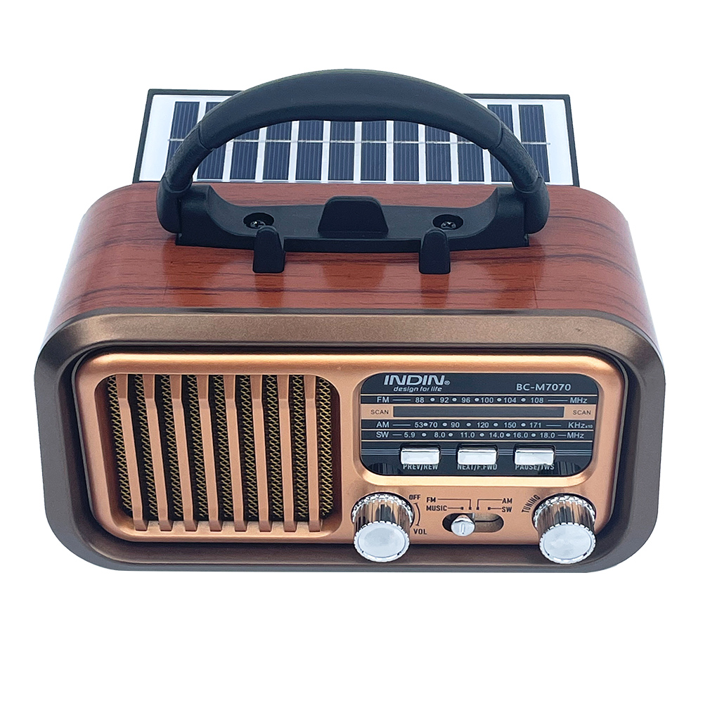 Rádio Portátil AM FM SW Vintag - Emergency Radio Solar avaliação e preço
