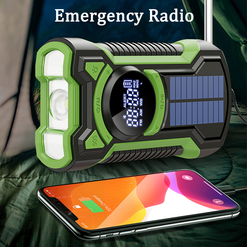 Rádio de Emergência Solar com  - Emergency Radio Solar avaliação e preço