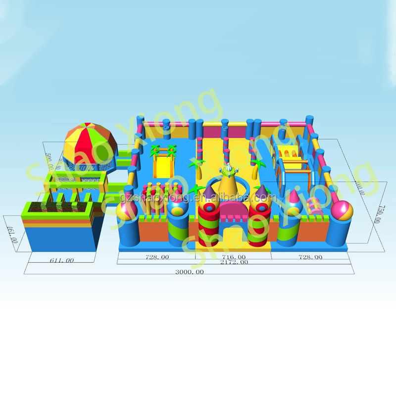 Trampolim inflável comercial t - Outdoor Adventure Course avaliação e preço