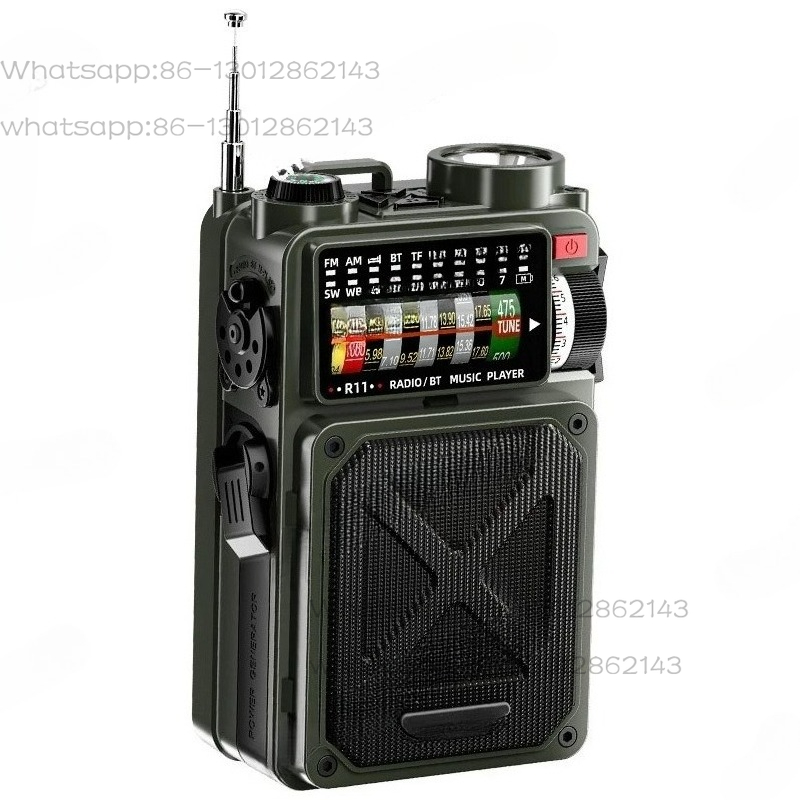 Rádio de emergência com manive - Emergency Radio Solar avaliação e preço